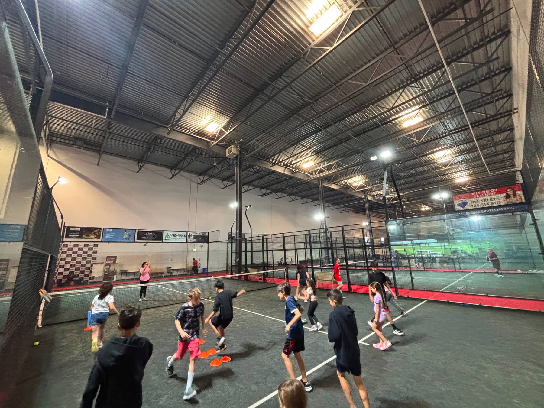 Junior Academy coaching session in progress